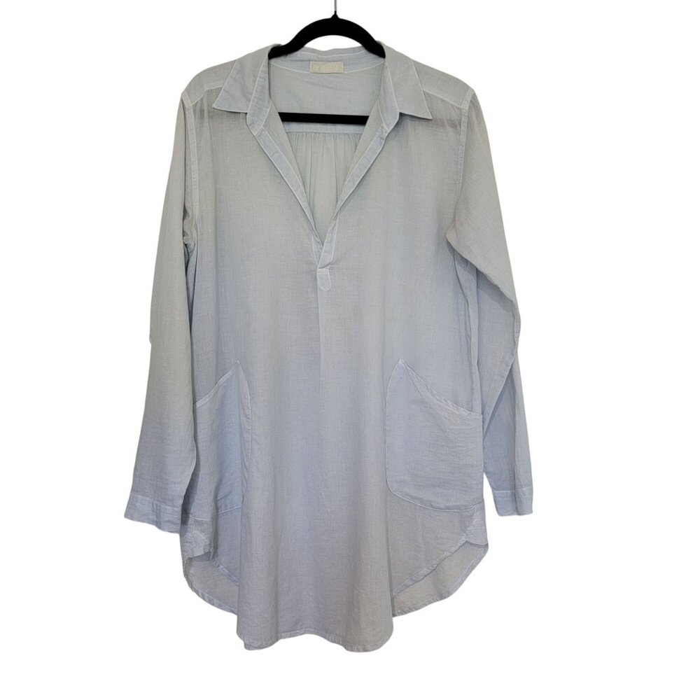 CP Shades Tunic Bathing Suite Cover Womens Small Resortwear Quiet Luxury Timeles